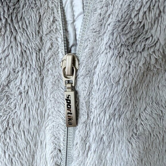 The North Face Women's Gray Fleece Jacket Size M - Picture 3 of 6